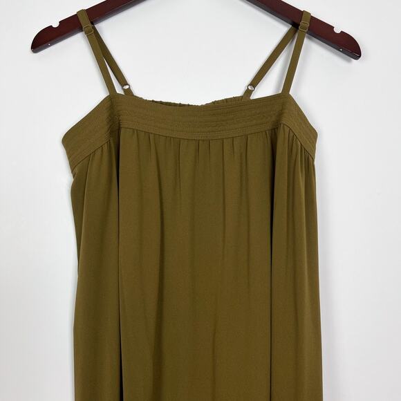 Vince Green 100% Silk Sleeveless Maxi Slip Dress Size Small - Picture 2 of 8